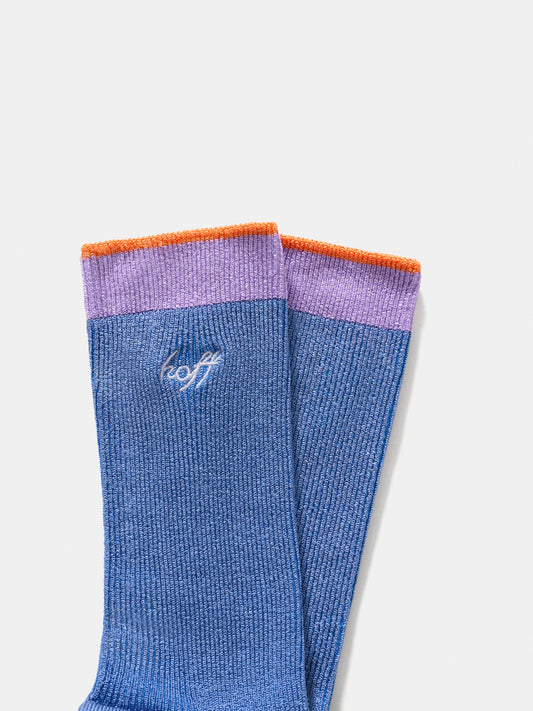 Blue-Lilac Sock
