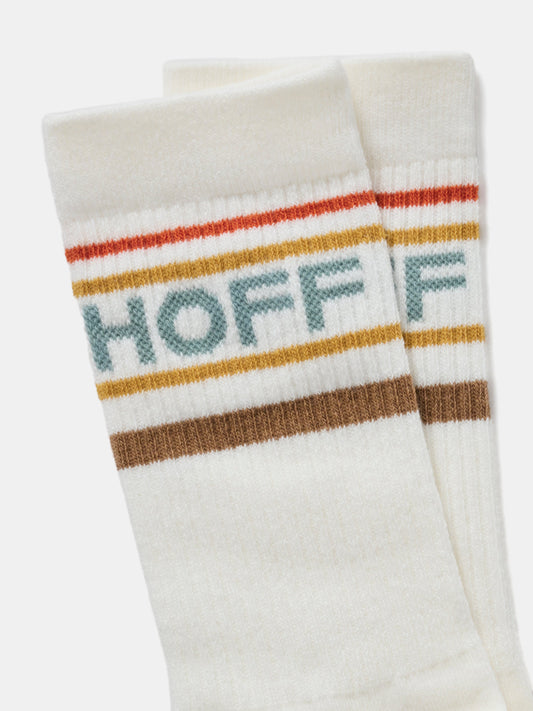 White Logo Sock
