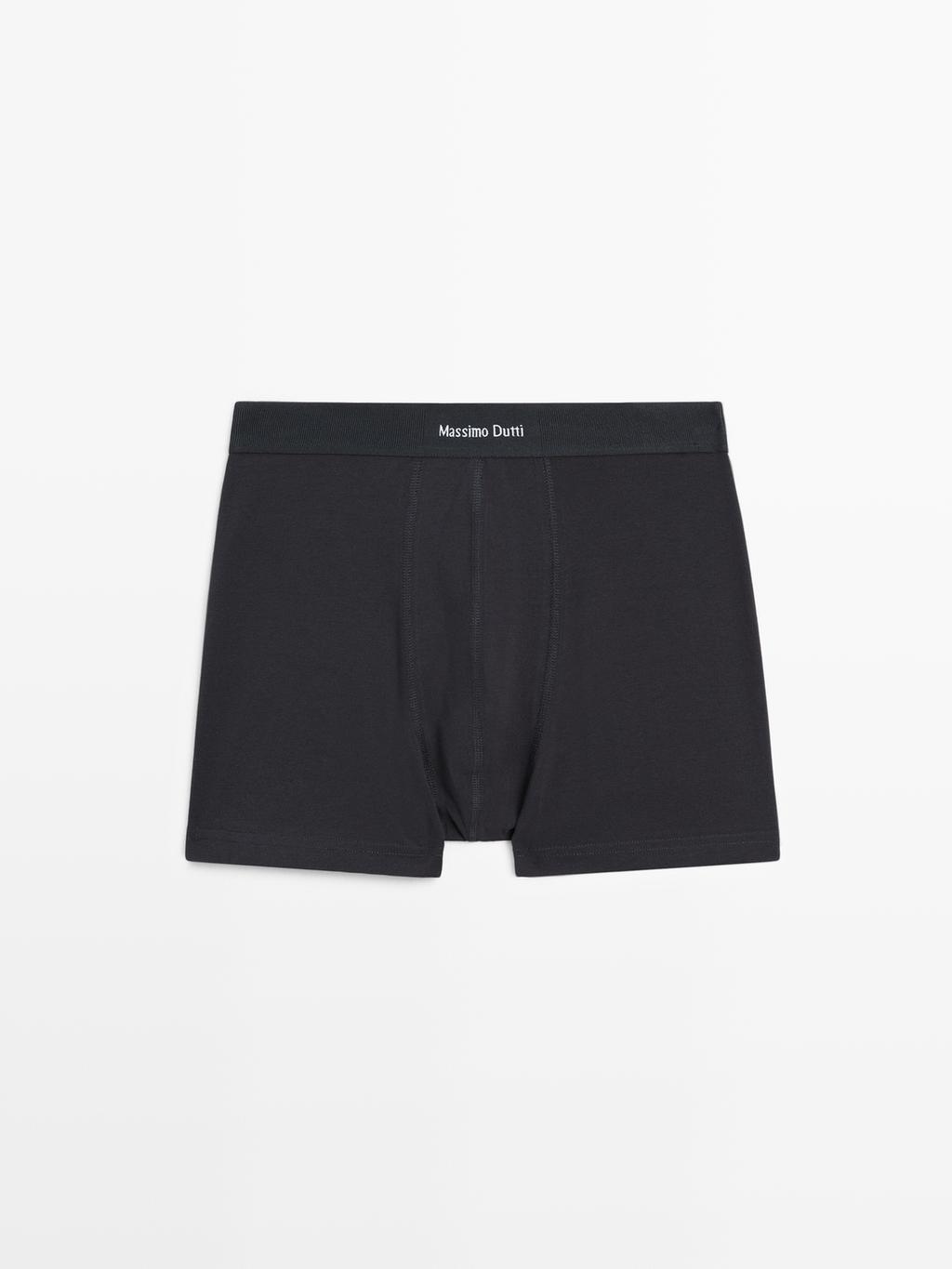 Boxers with logo waistband