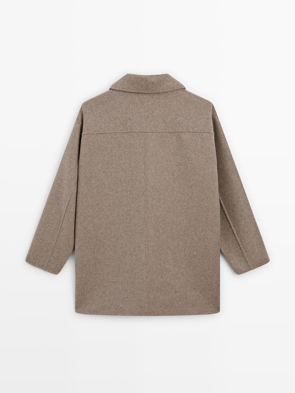 Medium wool blend coat