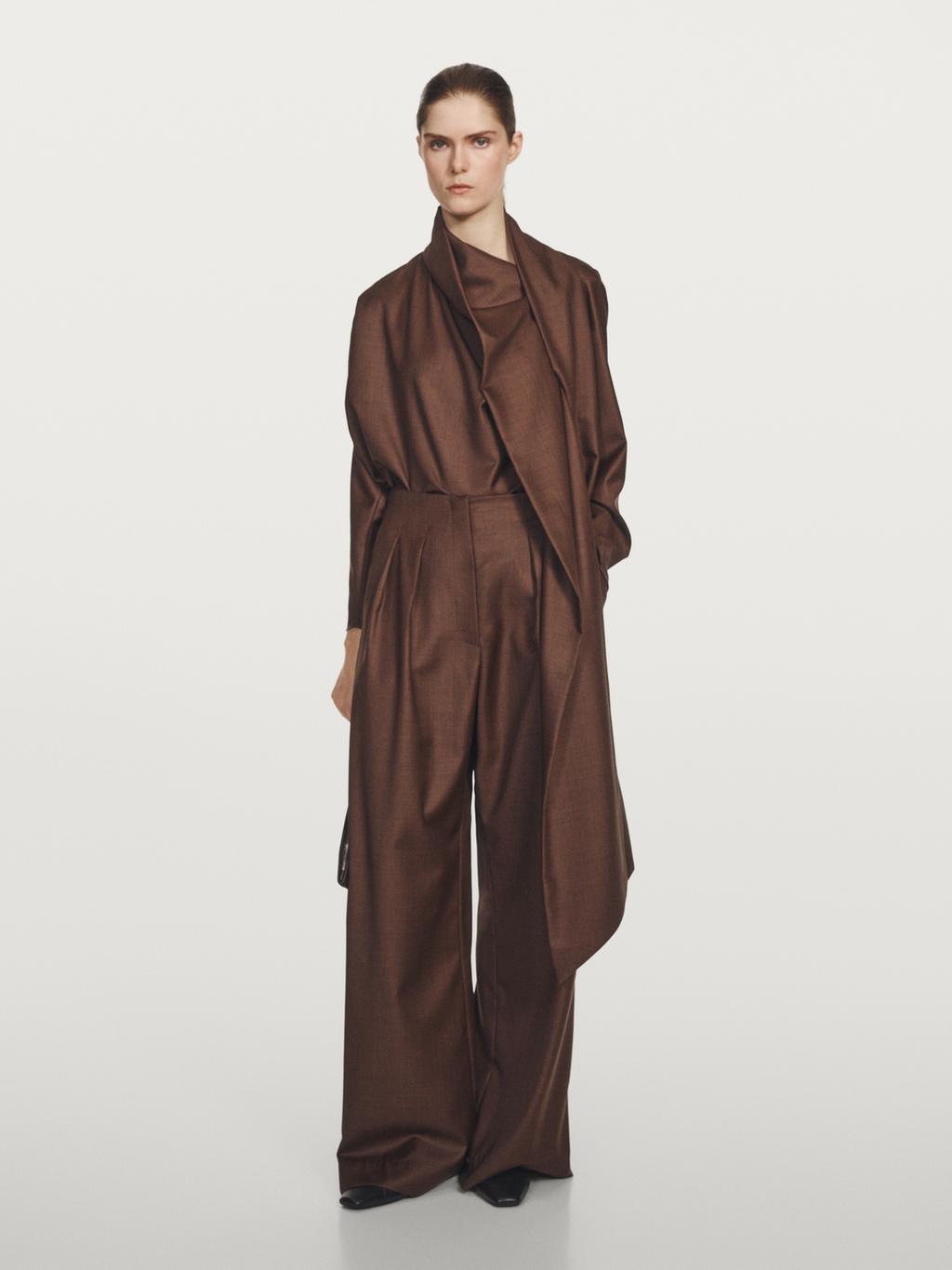 100% wool darted trousers - STUDIO