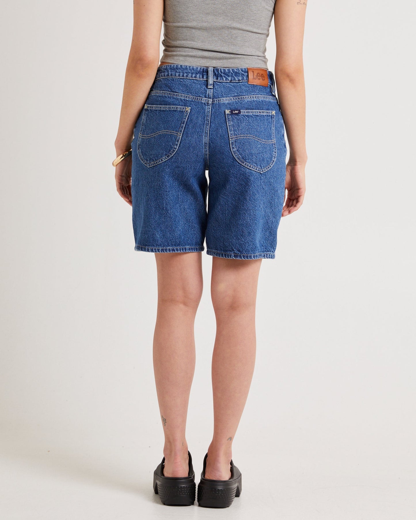 Mid Baggy Denim Shorts