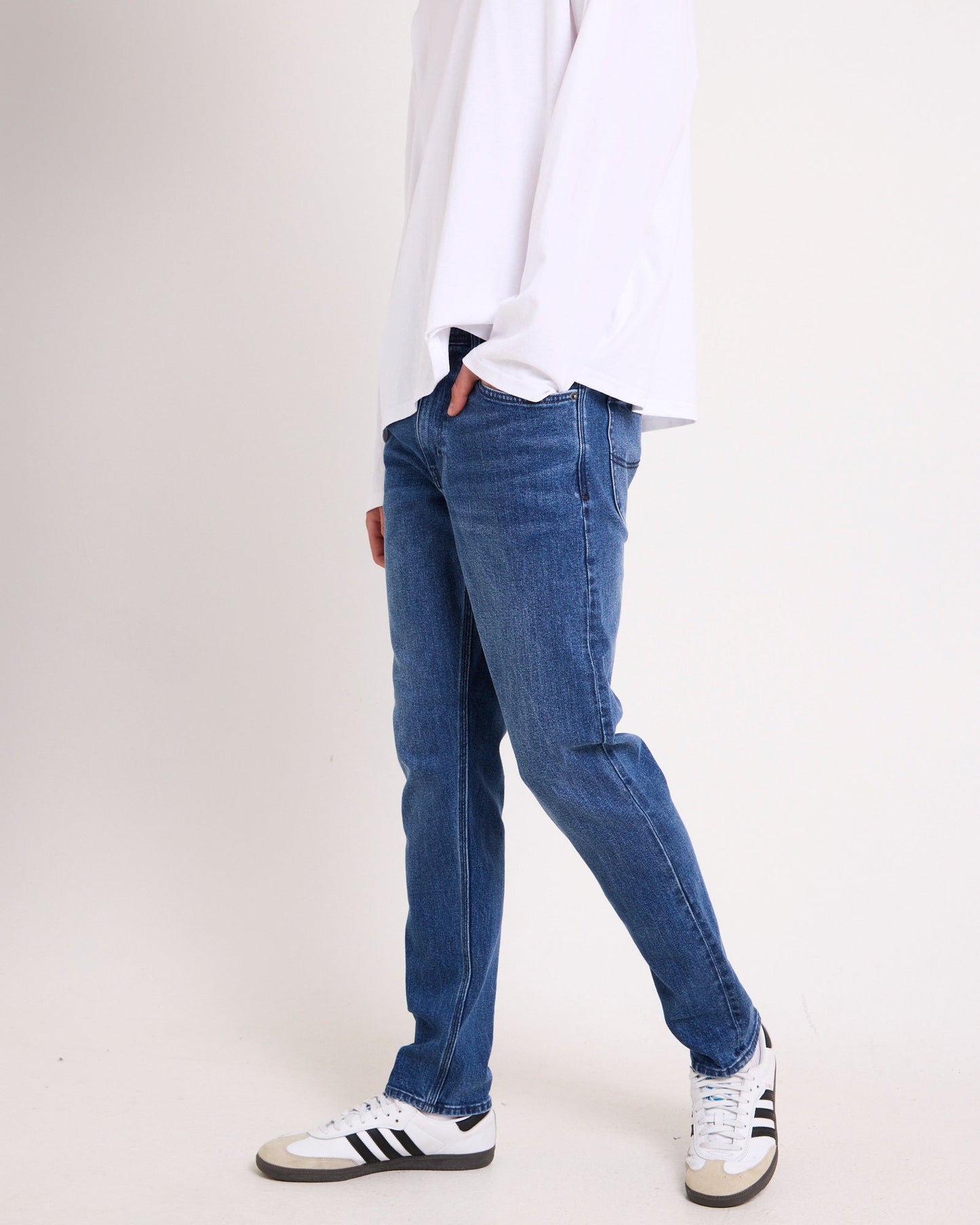 L-Three Straight Denim Jeans