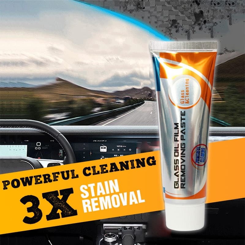🔥Hot Sale🔥Glass Oil Film Removing Paste(Complimentary Sponge Cleaning)