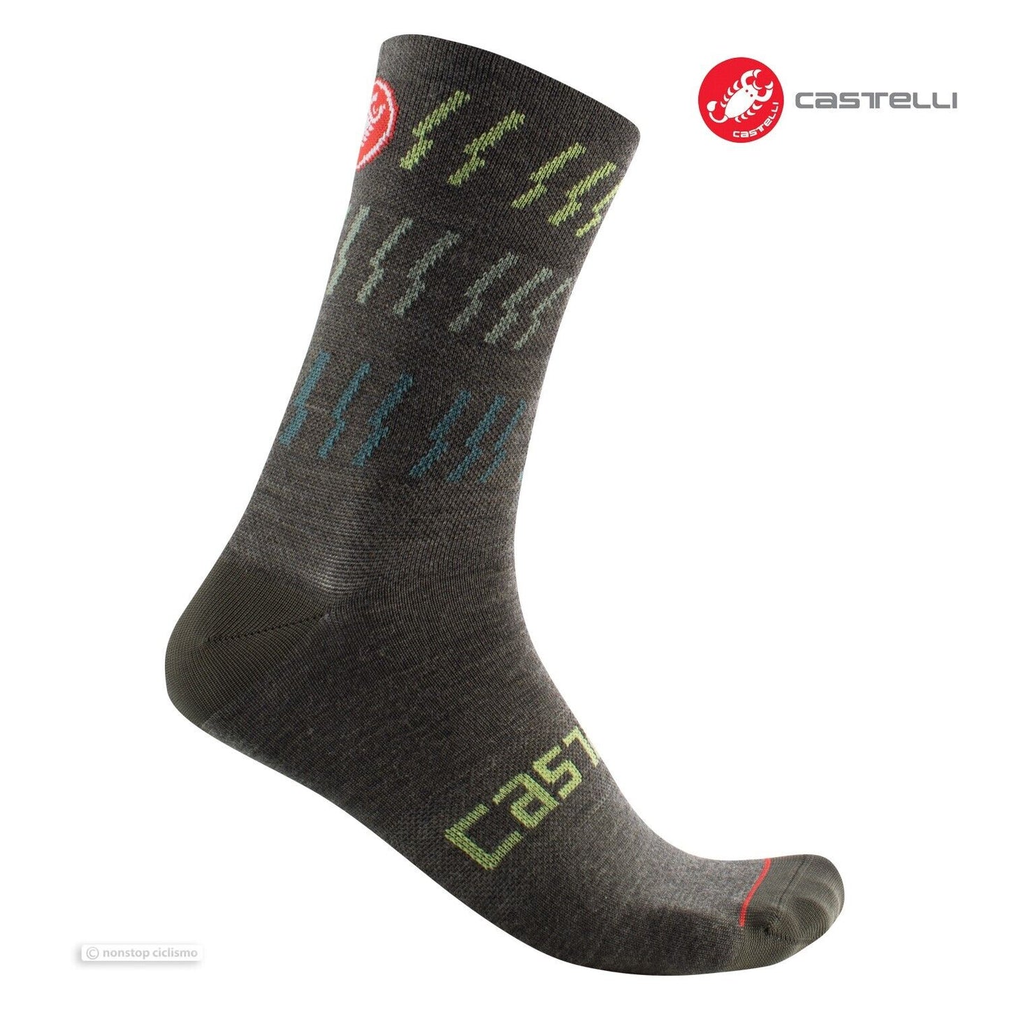 MID WINTER 18 Socks : MILITARY GREEN