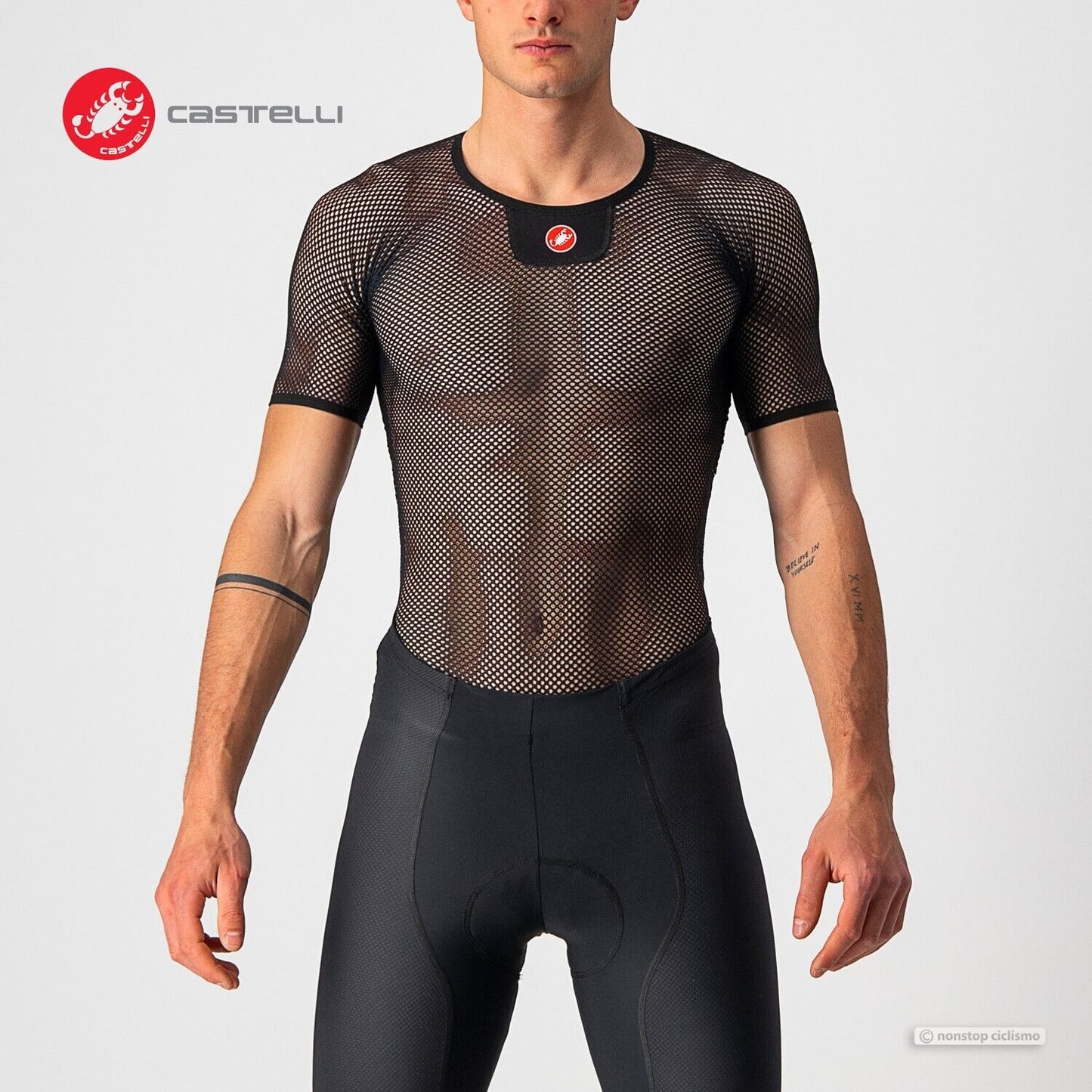 CORE MESH 3 SS Short Sleeve Base Layer : BLACK