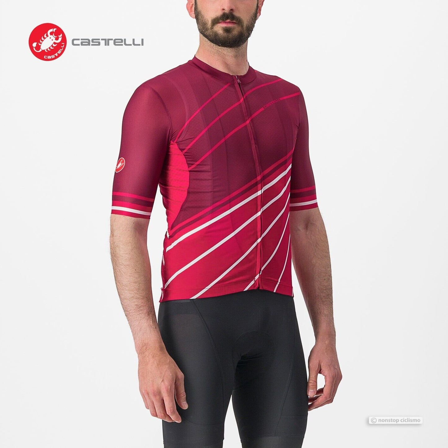 SPEED STRADA JERSEY : BORDEAUX/RED