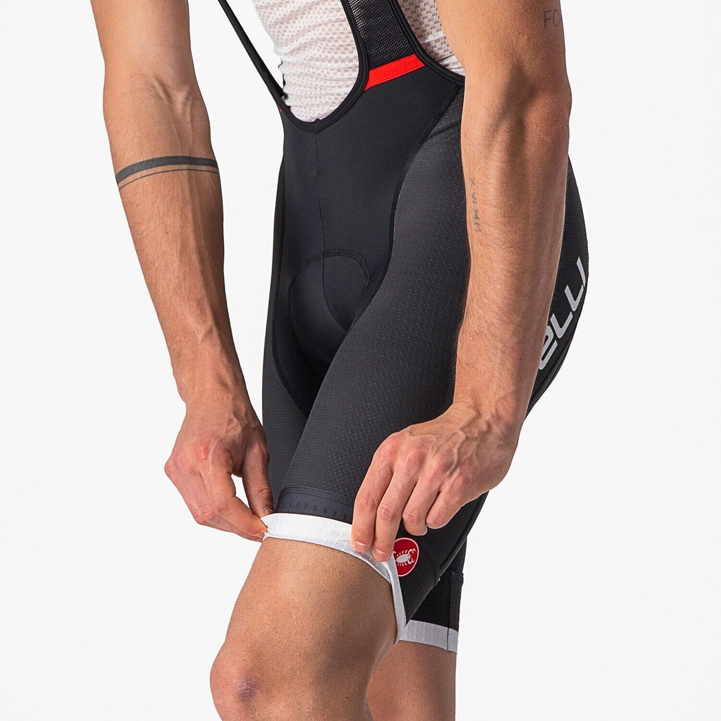 COMPETIZIONE KIT Bib Shorts : BLACK/SILVER GREY