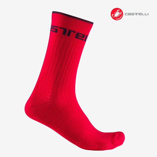DISTANZA 20 Wool Socks : POMPEIAN RED