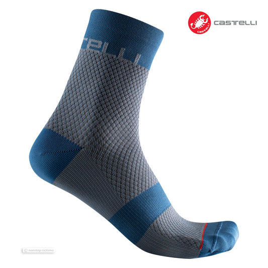 VELOCISSIMA 12 WOMENS SOCKS - Light Steel Blue/Moonlit Ocean