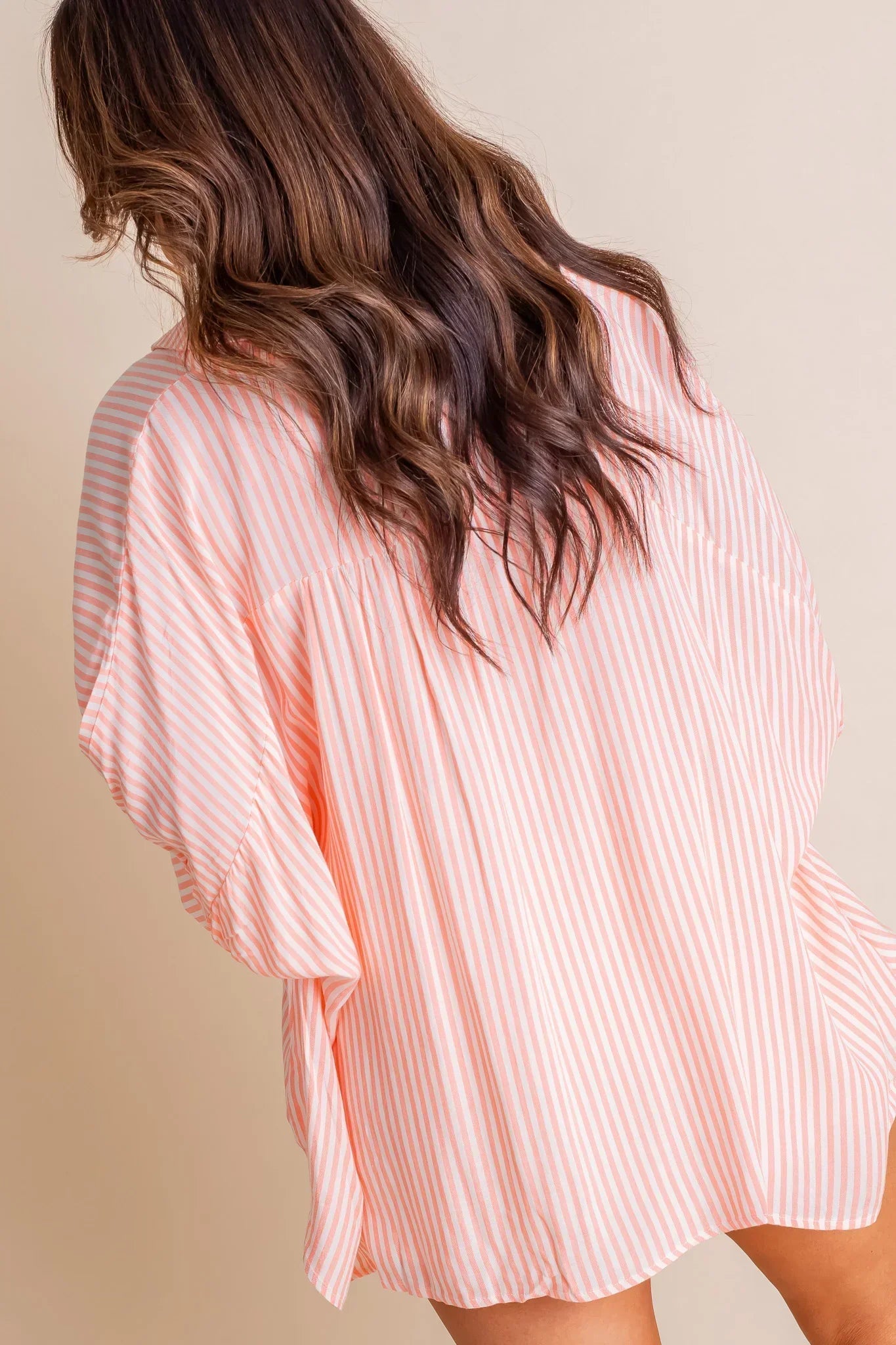 Black Friday Deals - Women's Oversized Striped Button-down Shirt (Buy 2 Free Shipping)