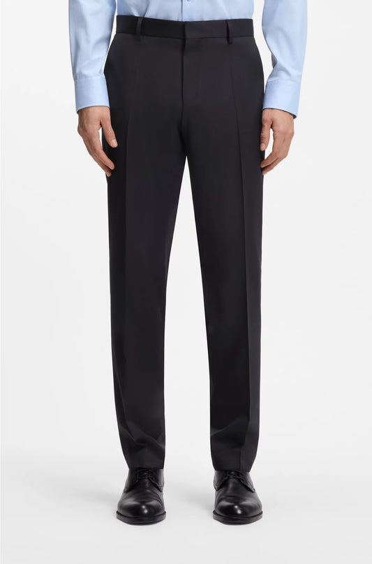 SLIM-FIT TROUSERS IN VIRGIN-WOOL SERGE